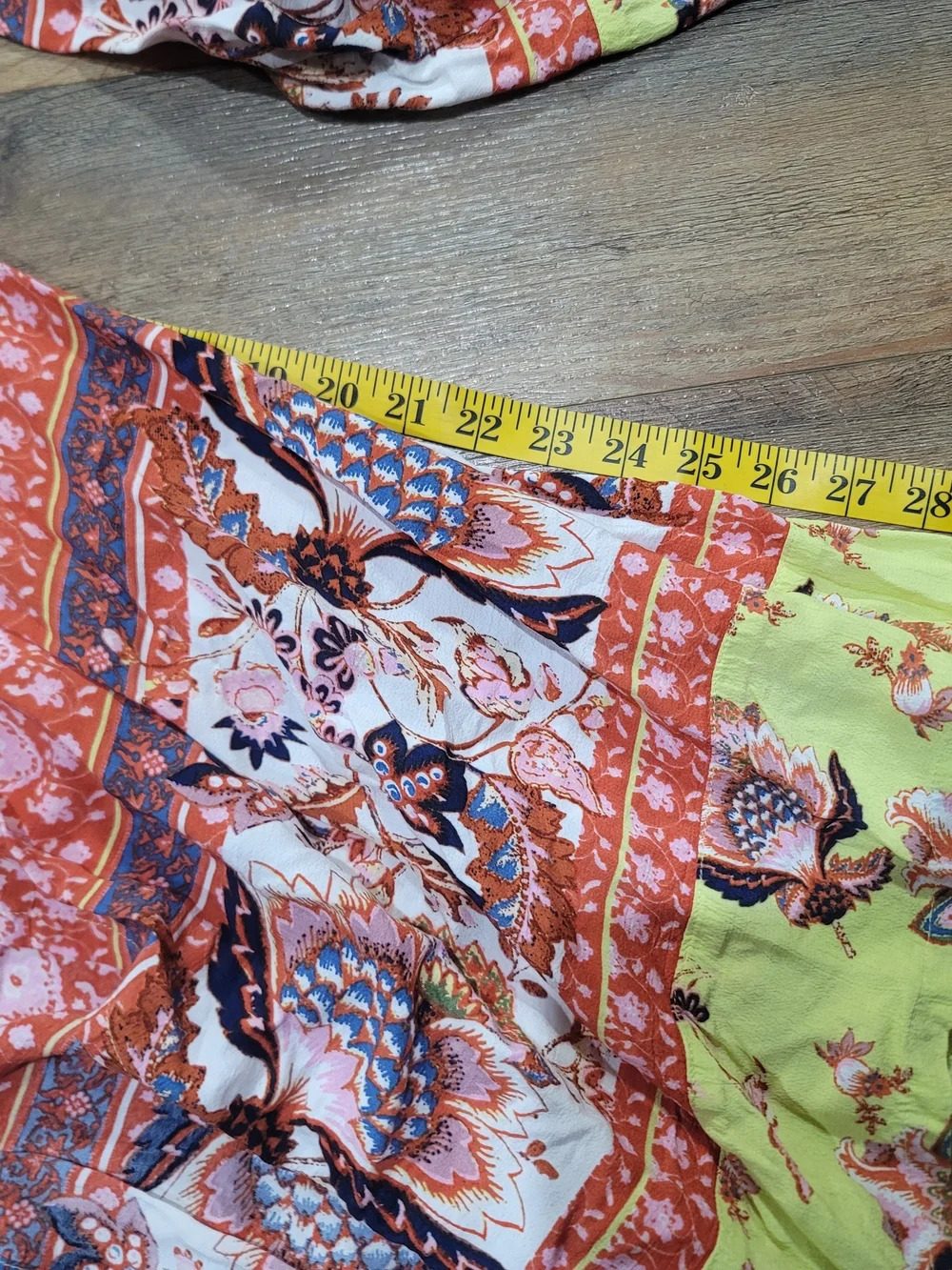Free People Bali Jumper Lime Green Floral Cutout Wide Leg Jumpsuit XS EUC - Picture 6 of 14